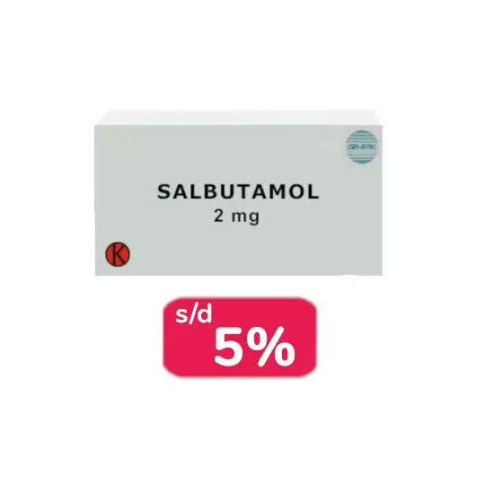 SALBUTAMOL 2 MG 30 TABLET - OBAT RUTIN SALBUTAMOL 2 MG 30 TABLET - OBAT RUTIN