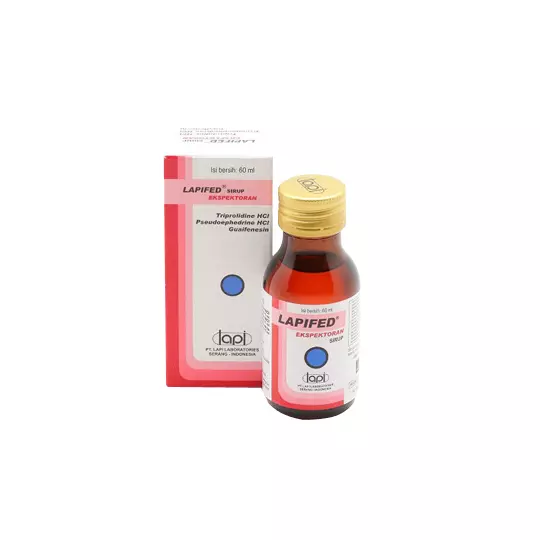 LAPIFED EXPECTORANT SIRUP 60 ML LAPIFED EXPECTORANT SIRUP 60 ML