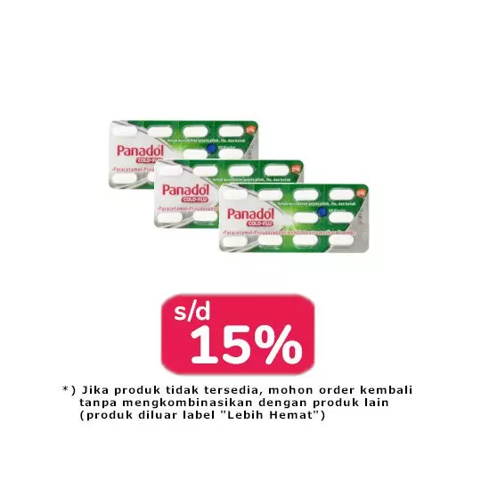 PANADOL COLD & FLU 30 KAPLET - LEBIH HEMAT PANADOL COLD & FLU 30 KAPLET - LEBIH HEMAT