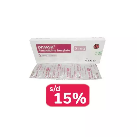 DIVASK 5 MG 30 TABLET - OBAT RUTIN DIVASK 5 MG 30 TABLET - OBAT RUTIN