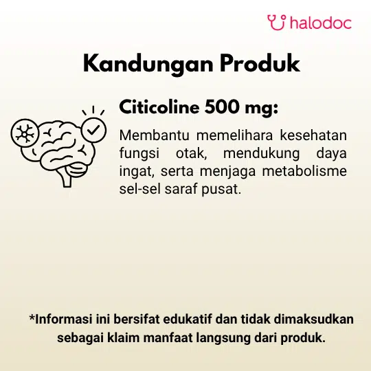 Brainact 500 mg 10 Tablet - Gambar 2