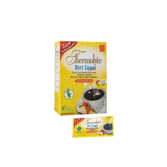 THERMOLYTE DIET SUGAR 25 SACHET THERMOLYTE DIET SUGAR 25 SACHET
