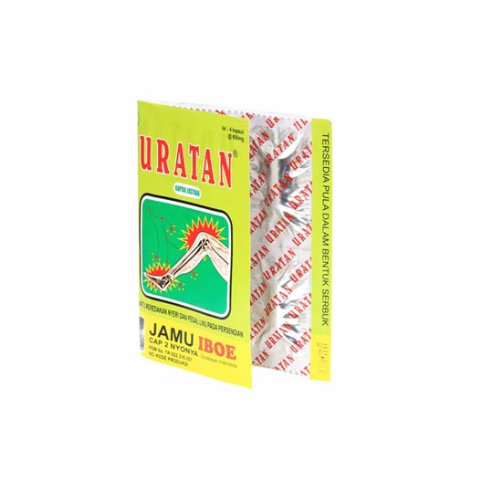 JAMU IBOE URATAN HERBAL SUPPLEMENT 4 KAPSUL JAMU IBOE URATAN HERBAL SUPPLEMENT 4 KAPSUL