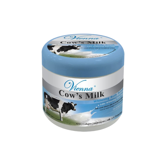 Vienna Whitening Body Scrub Cow's Milk 250 g Vienna Whitening Body Scrub Cow's Milk 250 g