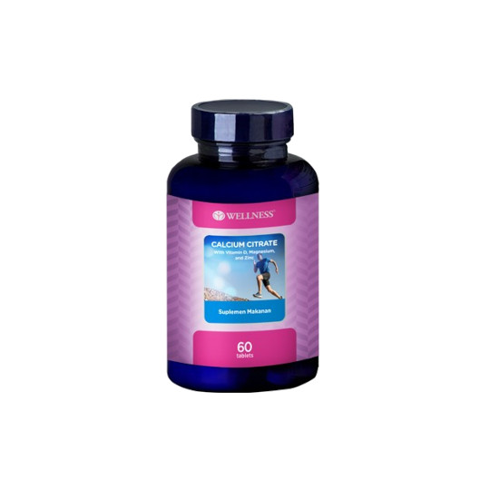 Wellness Calcium Citrate 60 Kapsul Wellness Calcium Citrate 60 Kapsul