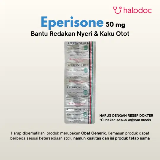 Eperisone 50 mg 10 Tablet
