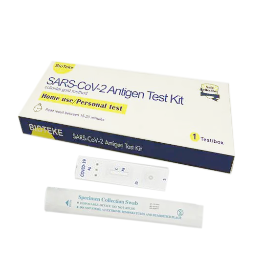 Bioteke SARS-CoV-2 Antigen Test (Colloidal Gold Method) Nasal Swab 1 Kit Bioteke SARS-CoV-2 Antigen Test (Colloidal Gold Method) Nasal Swab 1 Kit