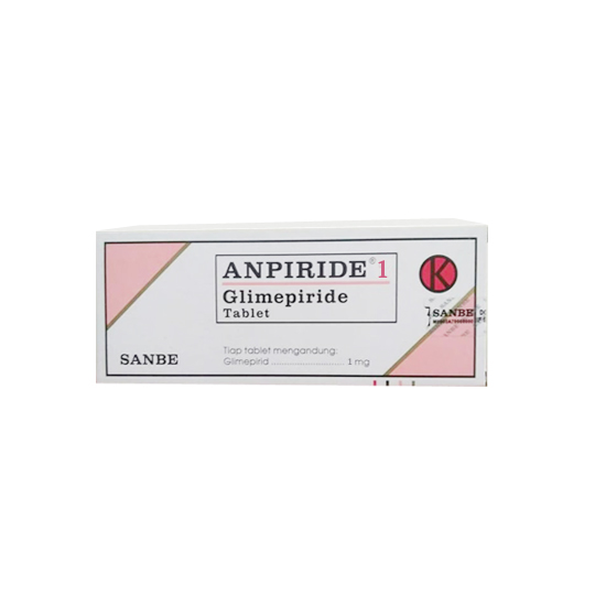 ANPIRIDE 1 MG 10 TABLET ANPIRIDE 1 MG 10 TABLET