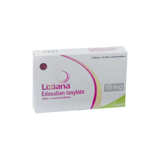 Lixiana 15 mg 14 Tablet Lixiana 15 mg 14 Tablet