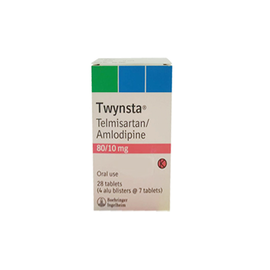 Twynsta 80 mg/10 mg 7 Tablet Twynsta 80 mg/10 mg 7 Tablet
