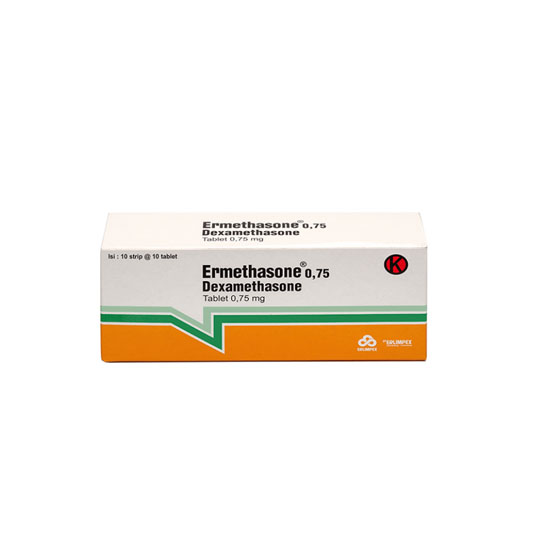 ERMETHASONE 0.75 MG 10 TABLET ERMETHASONE 0.75 MG 10 TABLET