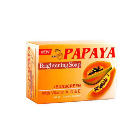 RDL PAPAYA BRIGHTENING SOAP 90 GR RDL PAPAYA BRIGHTENING SOAP 90 GR