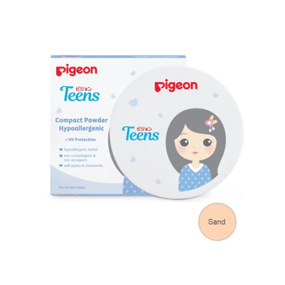 Pigeon Teens Compact Powder + UV Protection Sand 14 g Pigeon Teens Compact Powder + UV Protection Sand 14 g