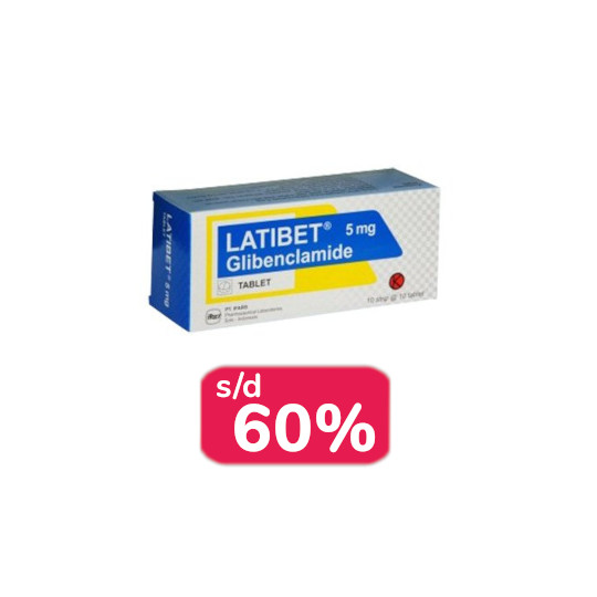 Latibet 5 mg 30 Tablet - Obat Rutin Latibet 5 mg 30 Tablet - Obat Rutin