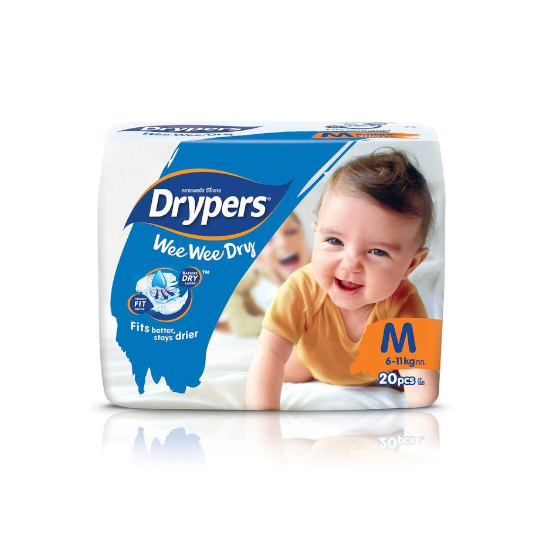 Drypers Wee Wee Dry M 20 Pads Drypers Wee Wee Dry M 20 Pads