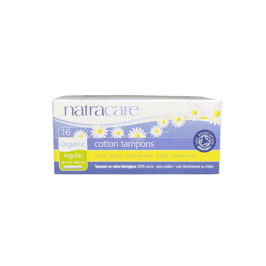 NATRACARE TAMPONS ORGANIC REGULAR 16 PADS NATRACARE TAMPONS ORGANIC REGULAR 16 PADS