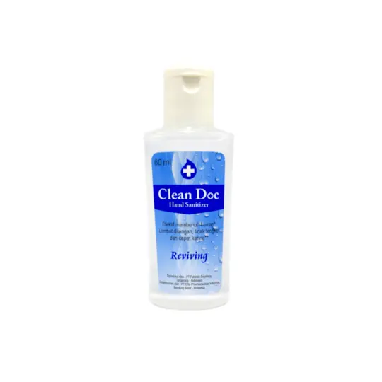 CLEAN DOC HAND SANITIZER REVIVING 60 ML CLEAN DOC HAND SANITIZER REVIVING 60 ML