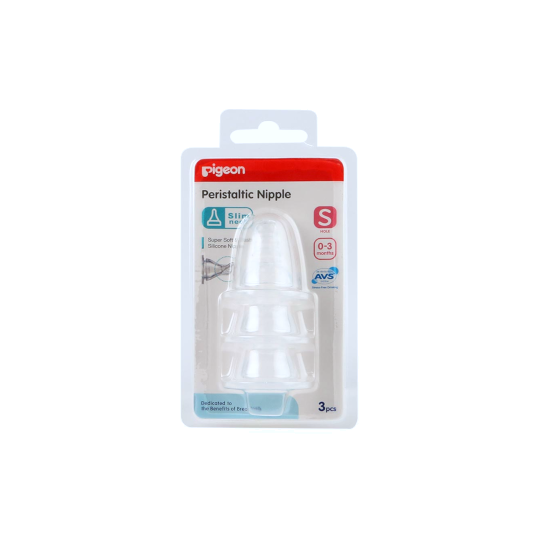 Pigeon Peristaltic Nipple S 3 Pieces Pigeon Peristaltic Nipple S 3 Pieces