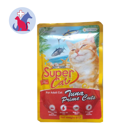 Super Cat Adult Tuna Prime Cuts 85 g Super Cat Adult Tuna Prime Cuts 85 g