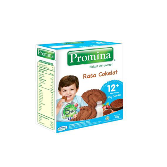 PROMINA BISKUIT ARROWROOT COKLAT 110 G PROMINA BISKUIT ARROWROOT COKLAT 110 G