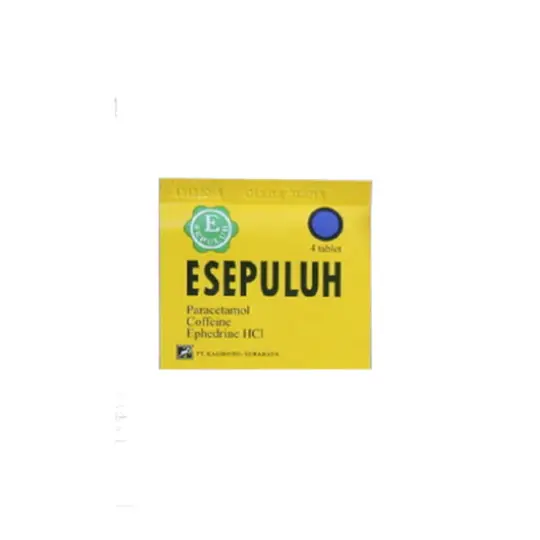 ESEPULUH 4 TABLET - Kegunaan, Efek Samping, Dosis dan Aturan Pakai