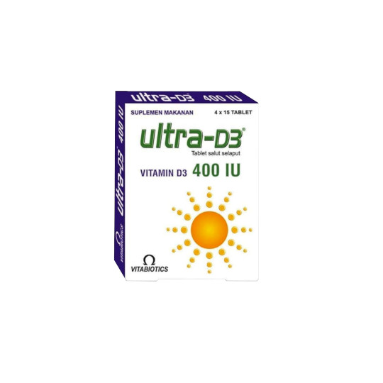Vitabiotics Ultra D3 400 IU 60 Tablet Vitabiotics Ultra D3 400 IU 60 Tablet