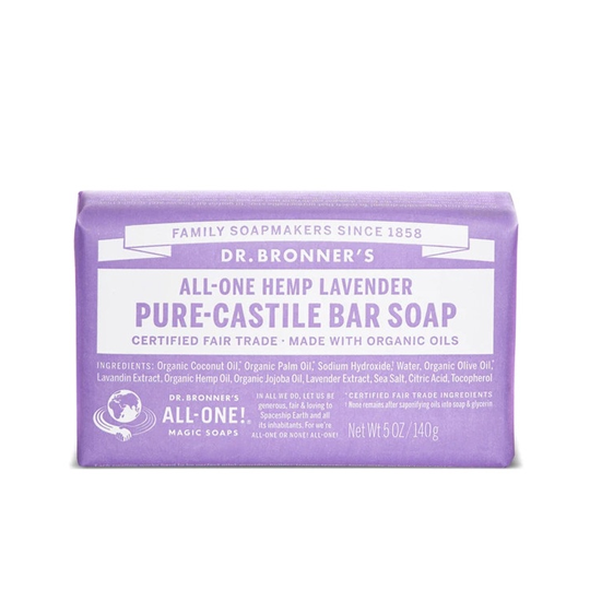 Dr Bronners PureCastile Bar Soap Lavender 140 g Kegunaan, Efek