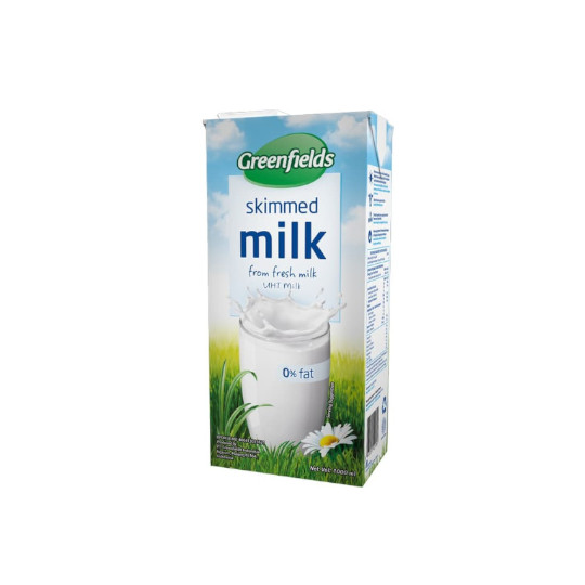 GREENFIELDS SKIMMED MILK 1000 ML GREENFIELDS SKIMMED MILK 1000 ML