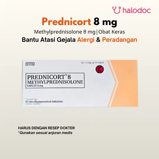 Prednicort 8 mg 10 Tablet