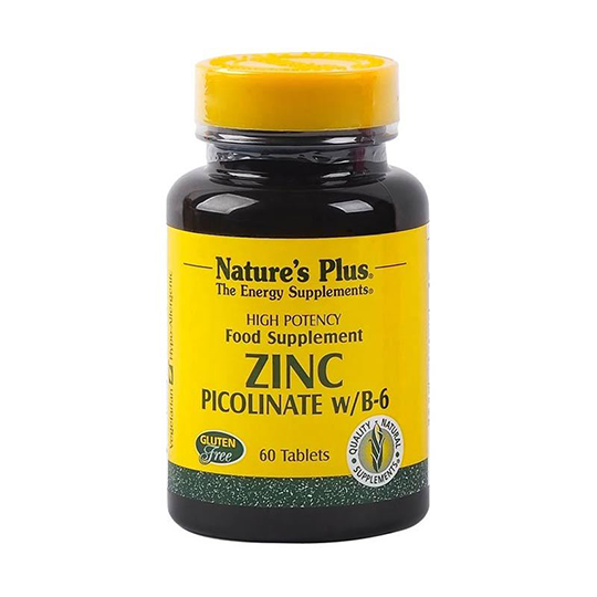 Nature's Plus Zinc Picolinate W/B-6 60 Tablet Nature's Plus Zinc Picolinate W/B-6 60 Tablet