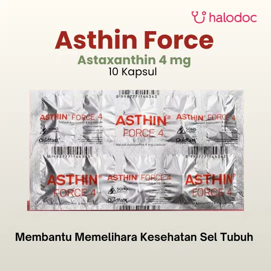 Asthin Force 4 mg 10 Kapsul - Gambar 1