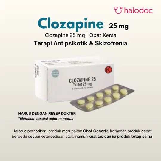Clozapin 25 mg Tablet