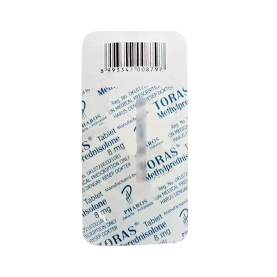 Toras 8 mg 10 Tablet Toras 8 mg 10 Tablet