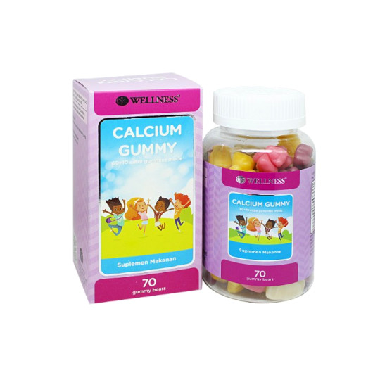 Wellness Calcium Chewable 70 Gummy Wellness Calcium Chewable 70 Gummy
