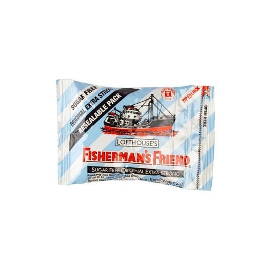 FISHERMAN'S FRIEND BIRU PUTIH SUGAR FREE FISHERMAN'S FRIEND BIRU PUTIH SUGAR FREE