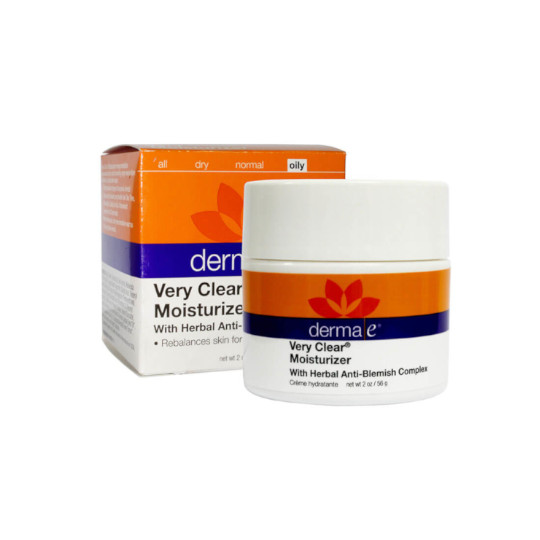 DERMA E VERY CLEAR MOISTURIZER 56 GR DERMA E VERY CLEAR MOISTURIZER 56 GR