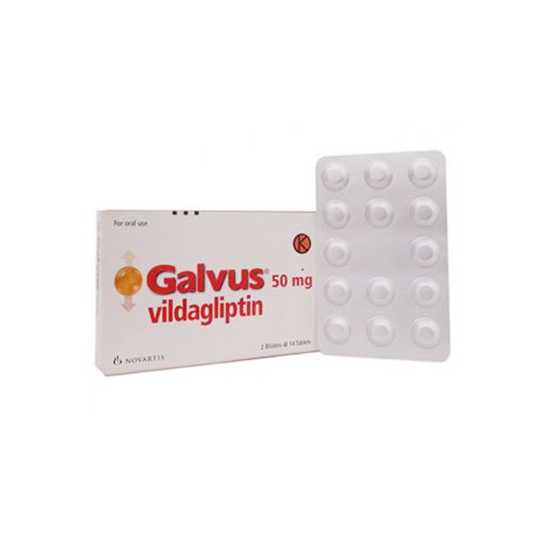 Galvus 50 mg 2 Strip (14 Tablet/Strip) - Obat Rutin Galvus 50 mg 2 Strip (14 Tablet/Strip) - Obat Rutin