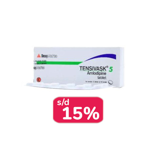 Tensivask 5 mg 30 Tablet - Obat Rutin Tensivask 5 mg 30 Tablet - Obat Rutin