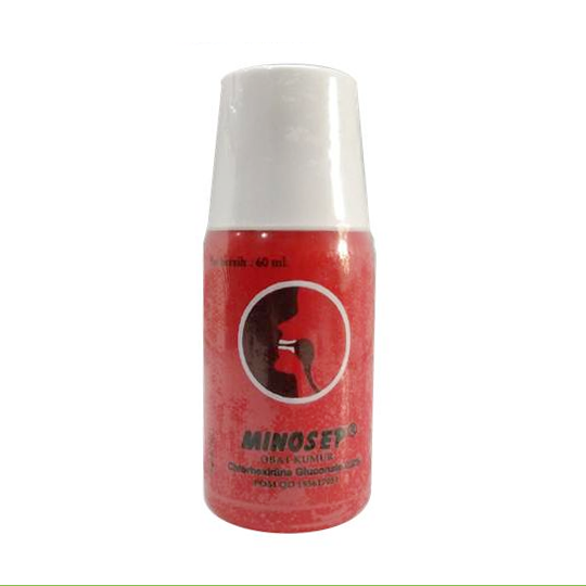 Minosep Obat Kumur 0.2% 60 ml (Merah) Minosep Obat Kumur 0.2% 60 ml (Merah)