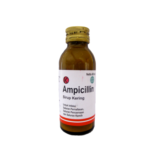 AMPICILLIN SIRUP KERING 60 ML AMPICILLIN SIRUP KERING 60 ML