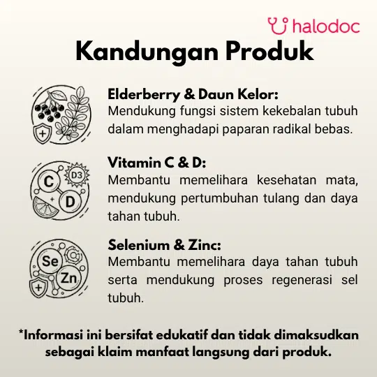 Pome Optimun Dengan Elderberry Dan Daun Kelor 10 Gummy - Gambar 2