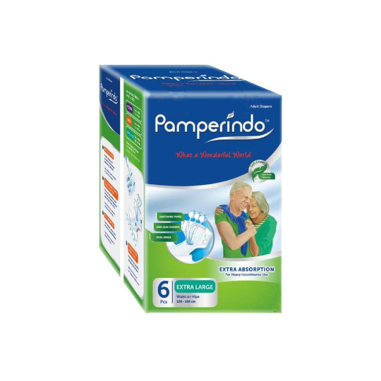 Pamperindo Adult Diapers Xl 6 Pieces Pamperindo Adult Diapers Xl 6 Pieces