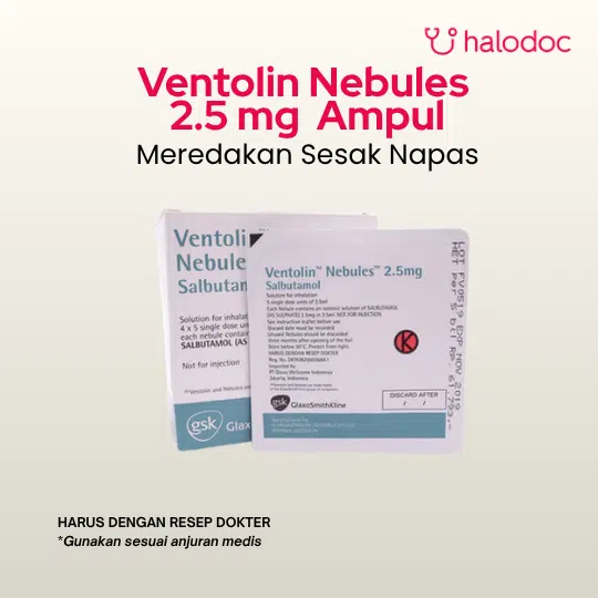 Ventolin Nebules 2.5 mg 5 Ampul