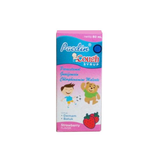 Pacdin Cough Rasa Strawberry Sirup 60 ml Pacdin Cough Rasa Strawberry Sirup 60 ml