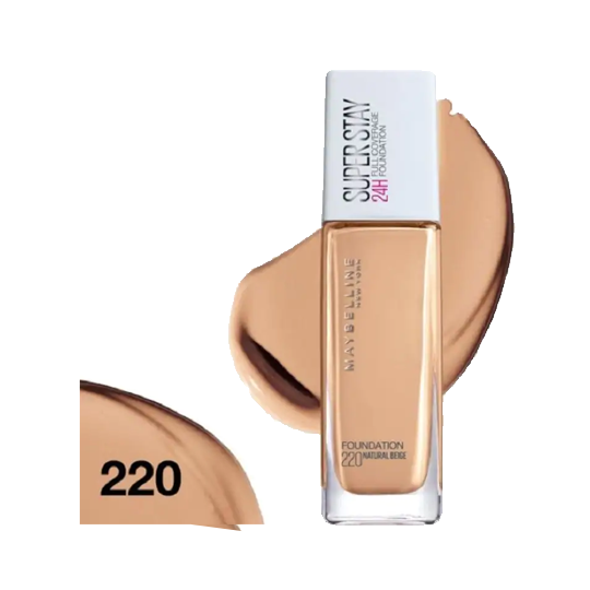 Maybelline Foundation Superstay 220 Natural Beige 30 ml Maybelline Foundation Superstay 220 Natural Beige 30 ml