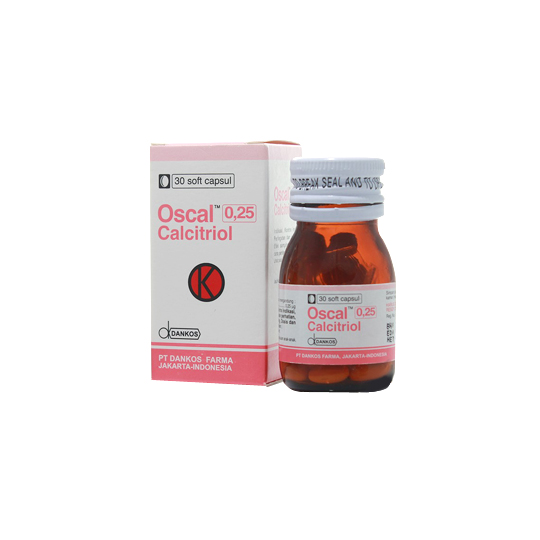 Oscal 0.25 mcg 30 Kapsul Oscal 0.25 mcg 30 Kapsul