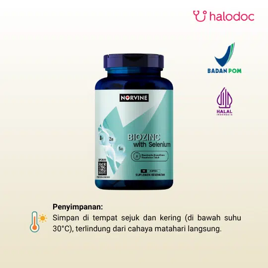 Norvine Biozinc with Selenium 50 Kapsul - Gambar 5