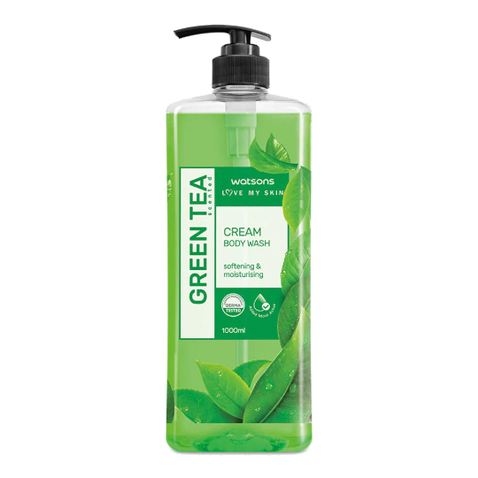 Watsons Green Tea Scented Cream Body Wash 1000 ml Watsons Green Tea Scented Cream Body Wash 1000 ml