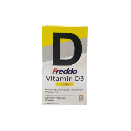 Freddo Vitamin D3 400 IU 60 Tablet Freddo Vitamin D3 400 IU 60 Tablet