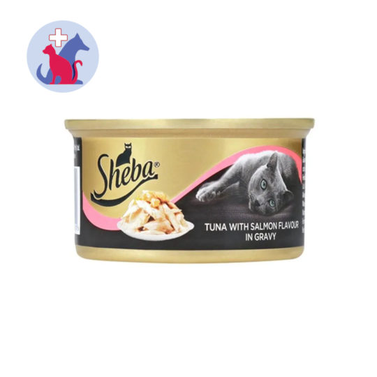 Sheba Adult Cat Tuna And Salmon In Gravy Wet 85 g Sheba Adult Cat Tuna And Salmon In Gravy Wet 85 g